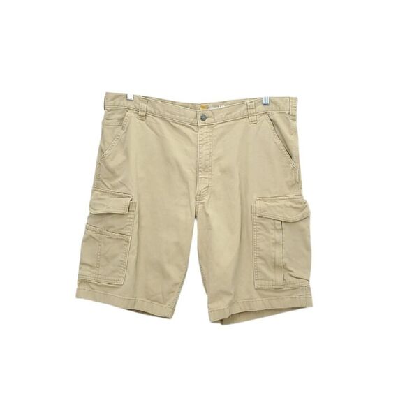 CARHARTT Men's Relaxed Fit Tan Cargo Carpenter Work Shorts - Picture 1 of 8
